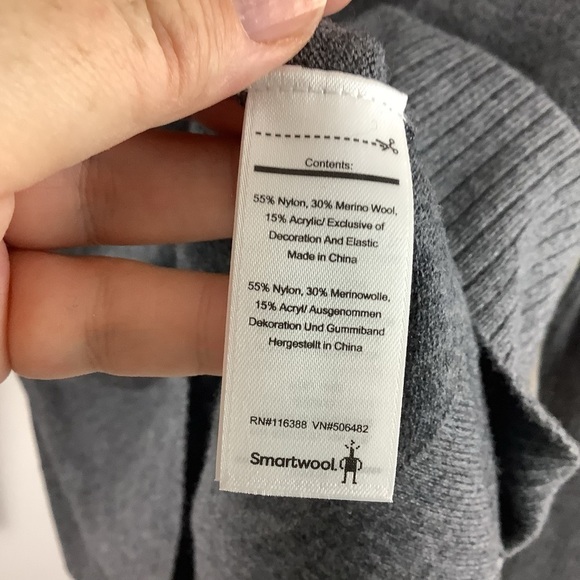 Smartwool Gray Sparwood Crew Sweater - Picture 4 of 5